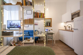 Fancy studio in a lively district